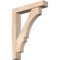 Ekena Millwork Balboa Block Smooth Bracket w/ Offset Brace, Douglas Fir, 5 1/2"W x 28"D x 36"H BKT0604X28X36BOA05SDF - alternate 1